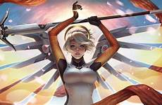 overwatch mercy game wallpapers 1080p pc games hd laptop 4k full backgrounds ps 1602 xbox deviantart