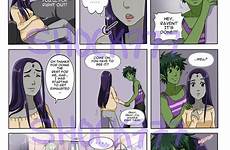 deviantart shock777 teen titans nest preparing raven boy beast pregnant robin starfire beastboy dc academia kirishima mina hero fanart go