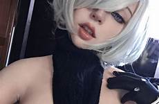 shinuki 2b nier automata nude sexy cosplayer thefappeningblog gifs comments her nsfw namethatporn need name legendary cosplaying cosplaybabes