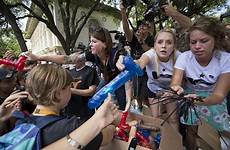 dildos protest kut armed austin protesters mall gutierrez jr