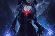 witch witches souza fantasie sorceress brujas folklore meisje atozchallenge wondrous dunkle fantástica schwarze hechicera bruxa magie engel goth hexen cuded