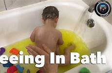 bath peeing