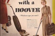 ads housewife woman magazine cleaning happy hoover ad retro makes life hoovering