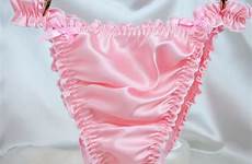 panties string ruffled ruffle panty frilly girly