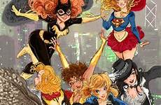 superhero supergirl batgirl zatanna vixen canary hawk villains heroine comicbookwomen