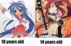 loli legal yoko konata vs anime old meme 18 14 years cartoon random