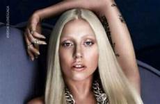 topless gaga lady versace top