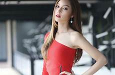 transgender thai dress model beautiful red beauty tg dresses