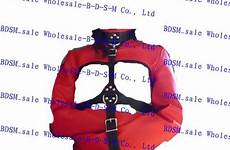 adjustable bolero straitjacket red bondage