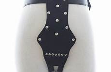 chastity belt leather women locking panties female lock sexy briefs pu thong rivets exotic lingerie underwear girls plastic