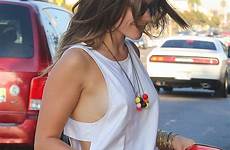 boobs dress bush sophia boob revealing side little shows too much white her she cute almost sideboob hollywood skin showed