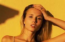 polina malinovskaya nude sexy topless sunkissed magazine august story aznude nsfw breasts photoshoot beautiful clint