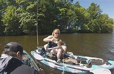 lake pelican wife fishing kayak wisconsin