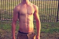 shirtless college frat guy boy cute blond jock dude hunk muscle male boys 4x6 handsome athletic ebay