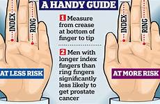 finger prostate length cancer