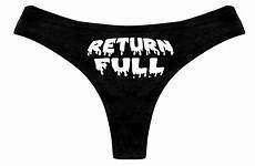 thong full panties hotwife return