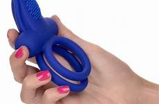 ring enhancer cock silicone dual rechargeable pleaser couple sex toys blue couples adult