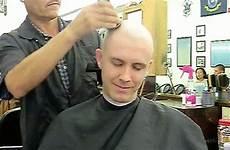 shaving bald haircuts enjoying caped