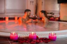 tub hot bathtub candle romance couple stock jacuzzi spa beautiful searches related istock
