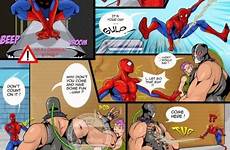 gay comics wrestling manga bara spiderman spider bane superhero tumblr share twitter
