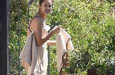 irina shayk bikini shower outdoor swim cooper bradley her beauty back string count sources pollen teary claimed couple because close