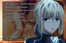 fate anus defenseless saber tohsaka stay night meme moon type edit shirou her anime archer original emiya random