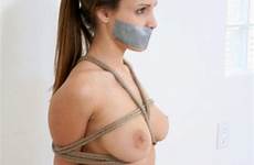 gagged bound bdsm submissive bondage tape gag slave slut smutty tied tgirl wasteland blondes breasted
