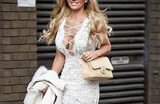 real christine mcguinness braless dress housewife wears racy fit wife wives house