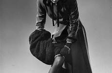 stockings vintage nylon 1940s wearing 1950s pantyhose fashion classic adjusting garter allure teen dress fur capture models coat model women