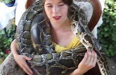 snake girl wrapped big