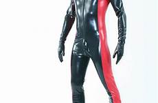 latex rubber men tight bodysuit catsuit costume gloves heavy zipped front bodysuits 6mm