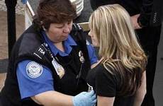 tsa security airport down pat feel sexy female stranger bounds beyond goes maneuvers her panty liner search post legally gropes