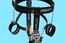 chastity device vibrator cuff pants