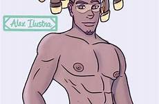 lucio overwatch gay bara homoerotic ilustration yaoi