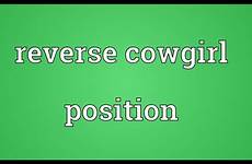 cowgirl reverse position meaning