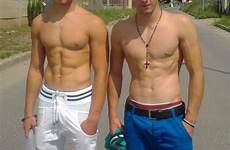 guys shirtless