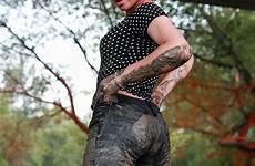mud wet dirty flickr messy girl pants wetfoto clothed fully