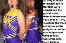tg cheerleader bondage captions cheerleaders caught forced sissy boy feminization stories girl lesbian costumes halloween cd transformation tf caps fiction