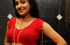malayalam aunties saree half desi sexy actress hot red monica beautiful