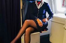 flight attendant pantyhose airways cabin stewardess stocking airlines