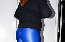 spandex curvy model leggings blue spandexplanet sexy preview