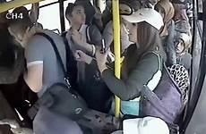 bus flashing female woman man women pervert passenger groping passengers he after genitals gets his other slap
