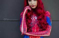 spider beke jacoba mj spiderman cosplaygirls