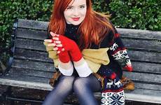 redhead boots redheads red girl beautiful shoes choose board gloves cute