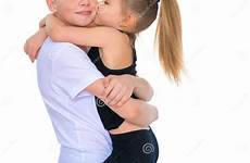 brother sister little hugging girl hugs boy dreamstime embrace blond tall couple her stock hair romantic