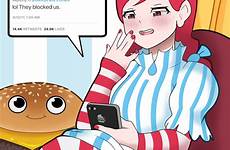smug wendy wendys girl mascot anime twitter meme funny deviantart memes waifu know choose board