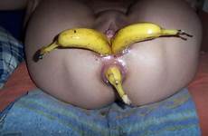 pussy bananas banana her asshole girls sex ass objects amateur gay inserted three different close insertion deep pornedup pic anal