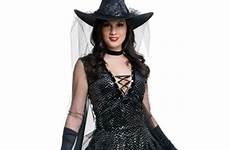 witch costume sexy halloween glamorous dress women magic costumes adult moment cosplay china sequins carnival save scary hat aliexpress fantasia