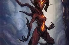 devil she fantasy demon dark creature monster deviantart creatures concept female armor sci fi diablo devils character evil girl humanoid