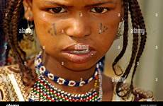 niger girl african coif traditionnal niamey clothes stock tribal alamy